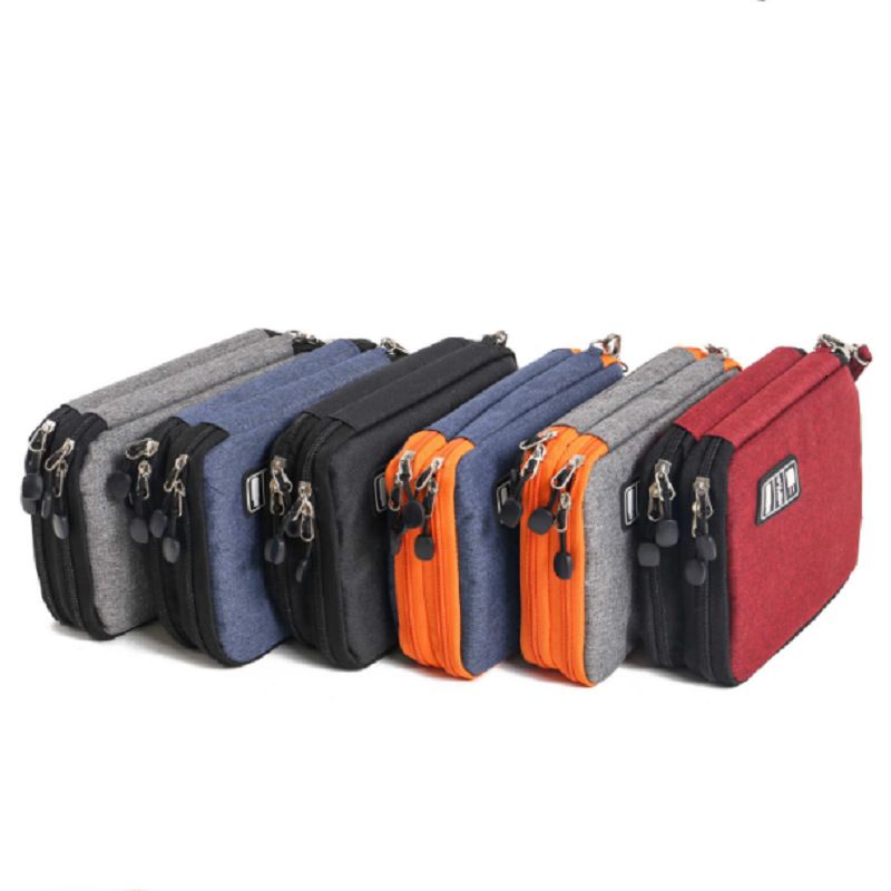 HD-WISS Travel Digital Storage Bag 600D Oxford Small size Gray view 3