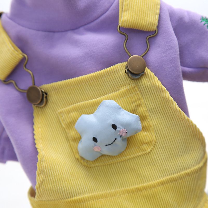 Pet Clothing Cloud Skirt Odd Pet Small Dog Yellow Clouds Skirt XS (No. 8) view 4