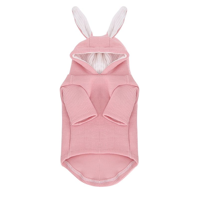 Odd Pet Rabbit Ear Vest Dog Cat Clothes gray long ear vest M view 6
