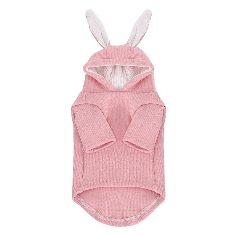 Odd Pet Rabbit Ear Vest Dog Cat Clothes gray long ear vest XL view 2