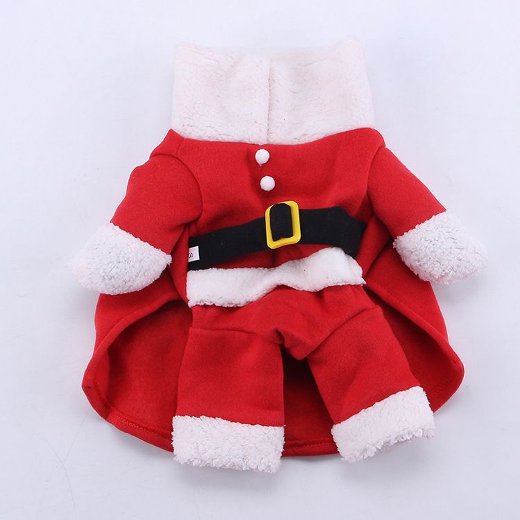 Dog Christmas Stand Up Costume Odd Pet Cloth XS view 4