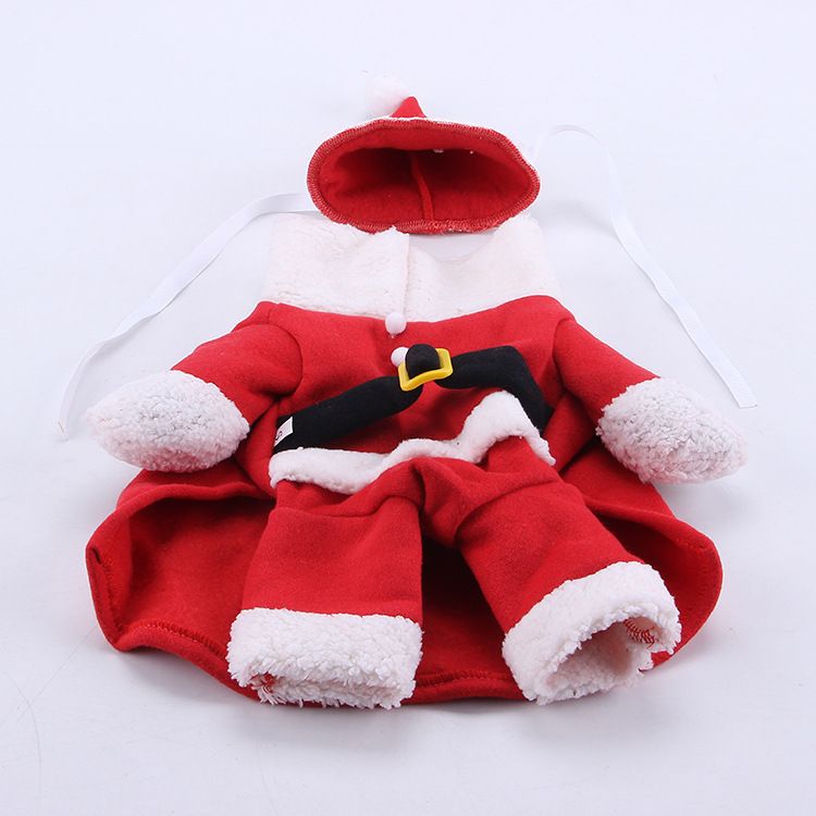 Dog Christmas Stand Up Costume Odd Pet Cloth view 2