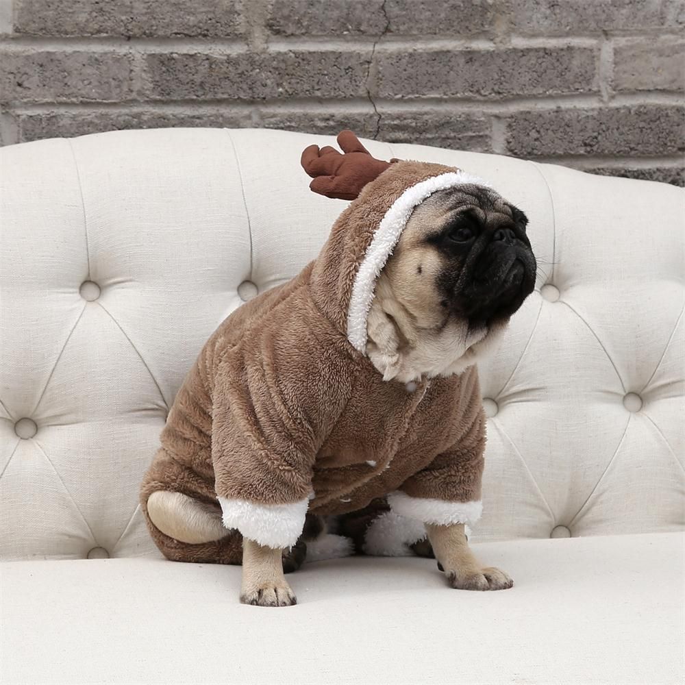 Odd Pet Dog Winter Coat Elk Four Legged Clothes Splicing Mouse view 4