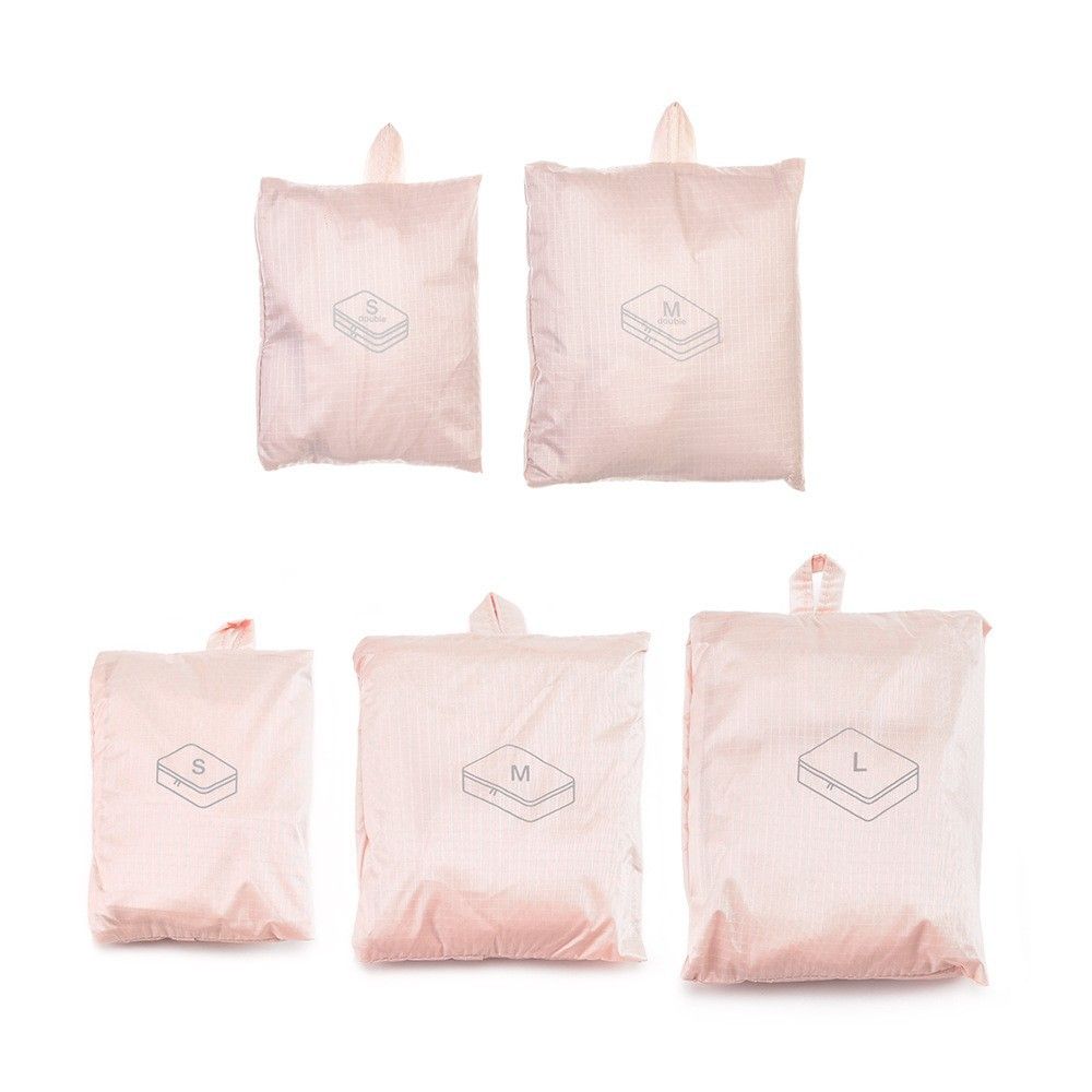 Travel Storage Hanging Bag Polyester Home BS8005 light pink Single layer L — image 1