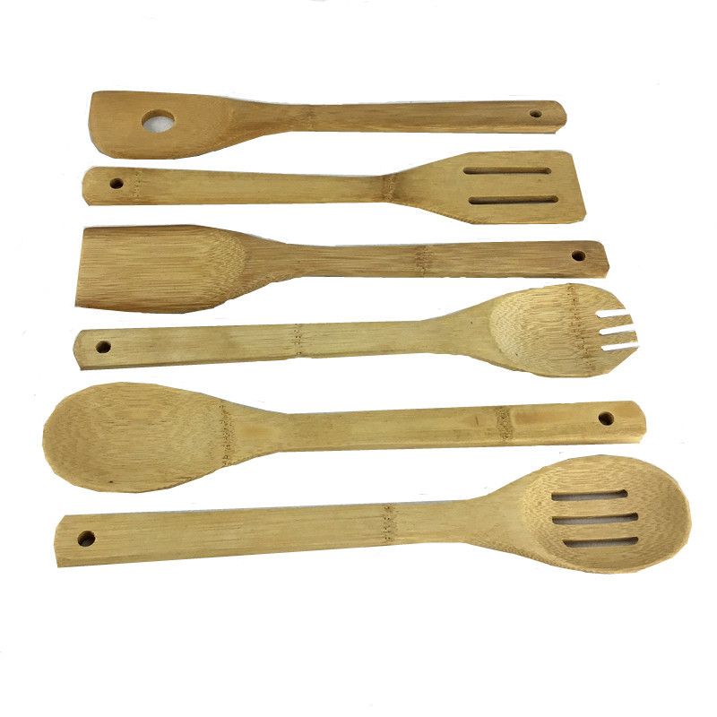 Bamboo Utensil Set Xiao Zhuyang 5 Piece Kitchen Tools oblique colander 30*6*2.5 view 4