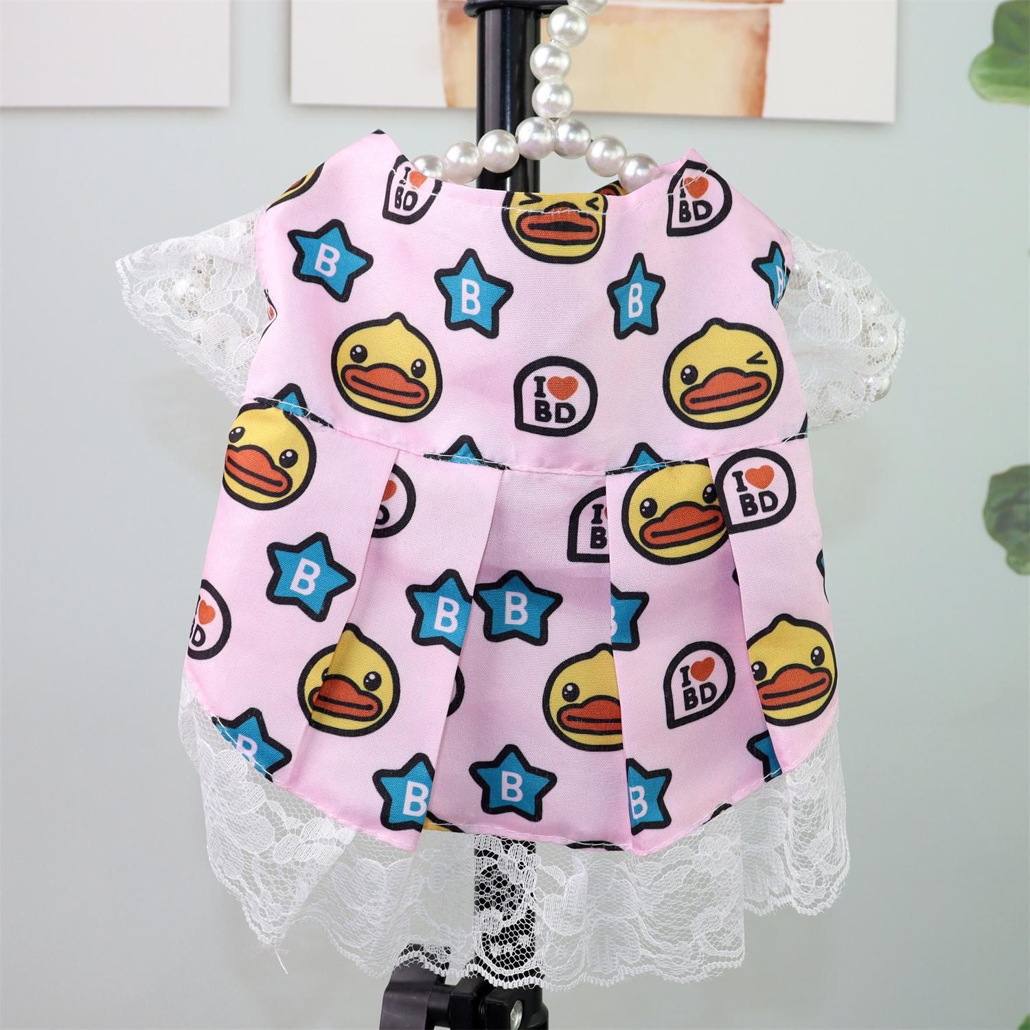 Pet Dog Cat Dress Cloth Cartoon Ballet England Duck XXL view 2