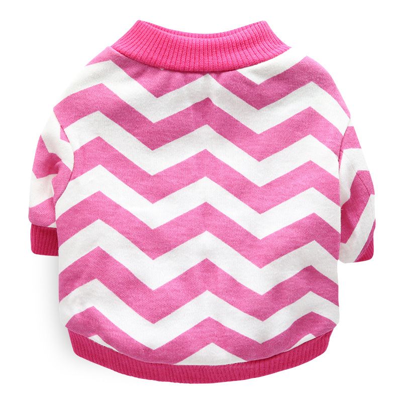 DROOLING DOG Pet Dog Cat Clothes Cotton T Shirt Pink (discounted) Size: L