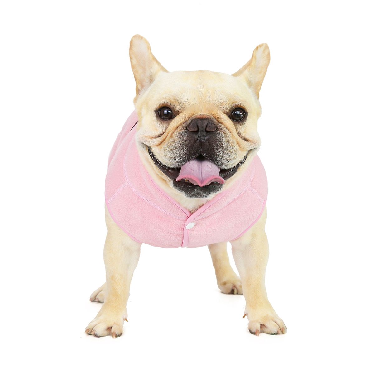 Dogbaby Bulldog Fleece Jacket Winter Polyester Blue L view 3