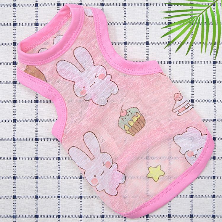 Valley Dog Pet Cooling Vest Sun Protection Vest powder edging ice cream rabbit — image 1