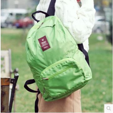 MAGPIE Nylon Travel Bag Outdoor Sports Green Blue view 3
