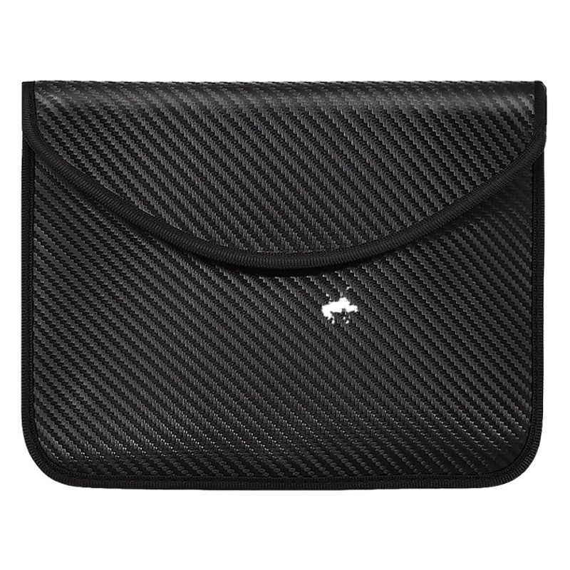 Faraday Bag Anti Theft Signal Blocking Phone Card Holder Black view 2