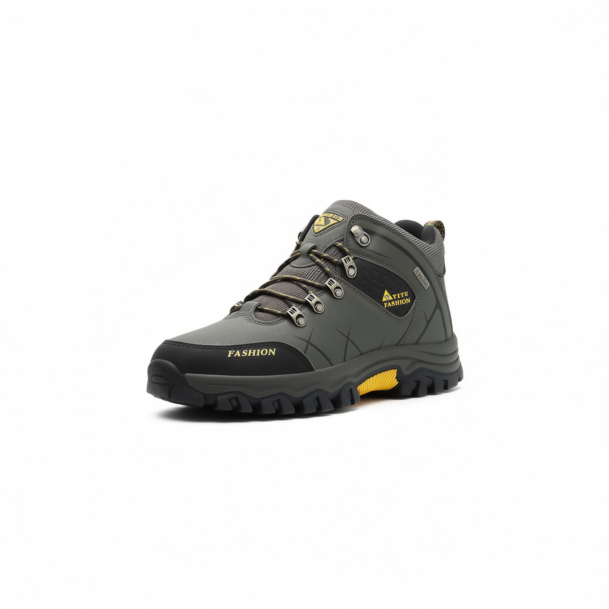 Men Hiking Shoes High Top Warm Winter 8528. Note. 8528 khaki 40 view 3
