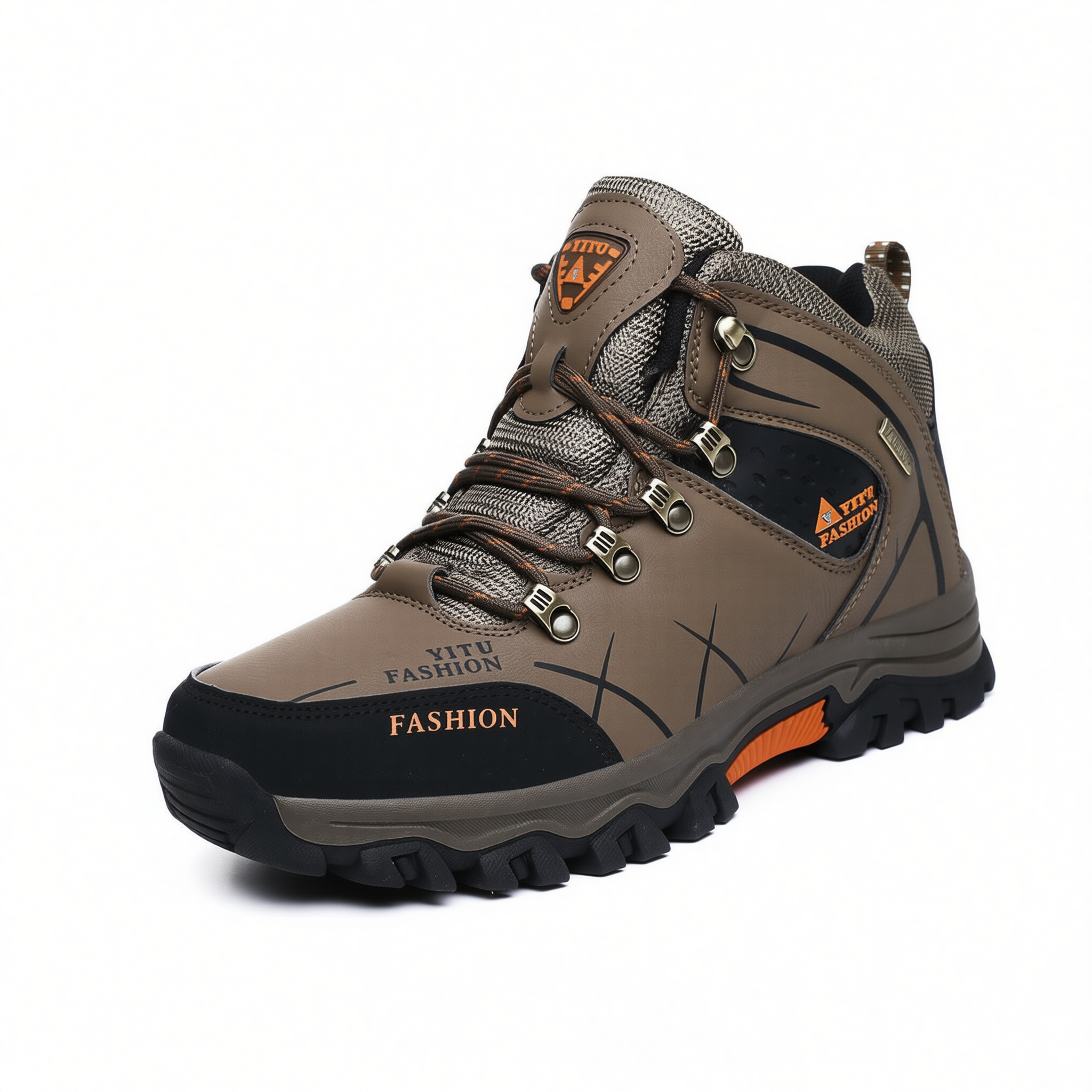 Men Hiking Shoes High Top Warm Winter 8528. Note. 8528 khaki 44 view 5
