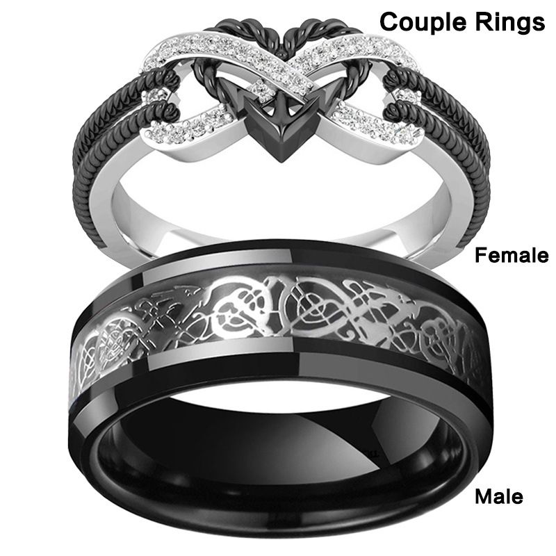 Heart Shape Ring When set Agate Men Women Men's No. 7 view 3