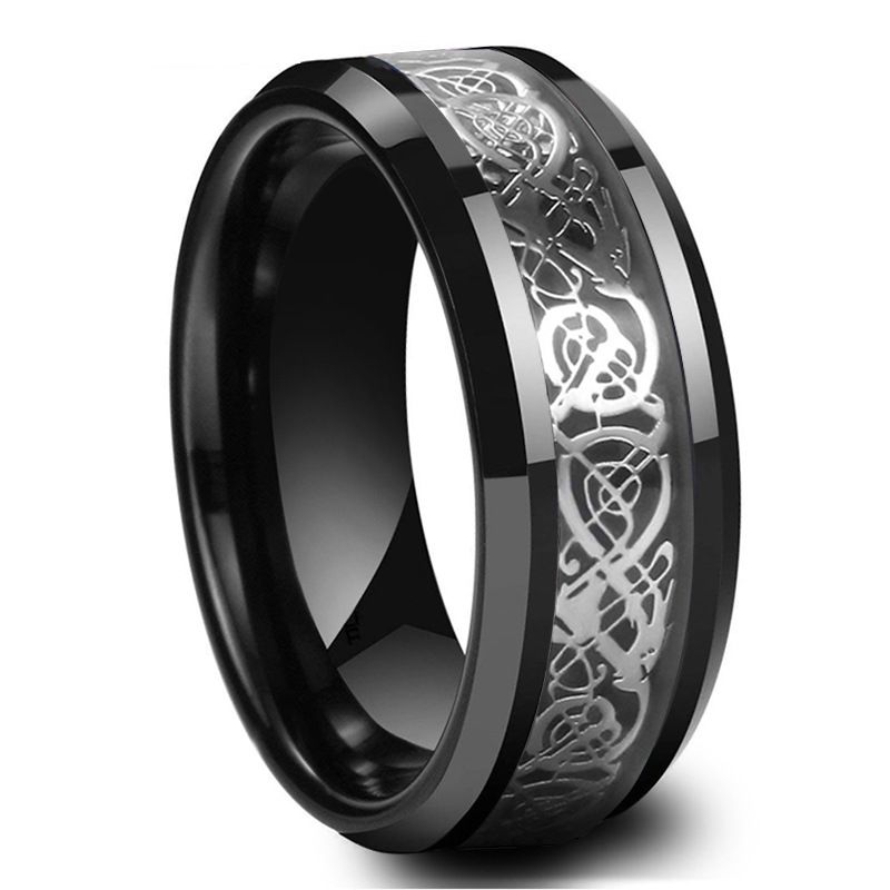 Heart Shape Ring When set Agate Men Women Men's No. 8 — image 1
