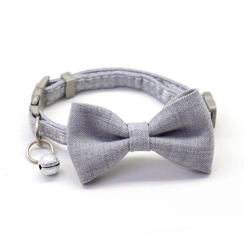 Zichen Dog Collar Polyester Cotton Bow 1.0 Blue (Mickey) 1.5 Cotton Bow Single view 3