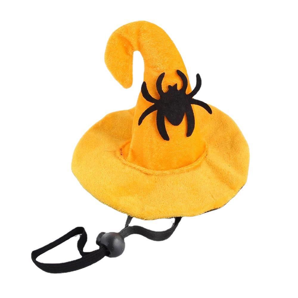 Halloween Dog Cat Hat Scarf Set Beautiful Pet Wool Felt Rabbit Hat All yards view 5