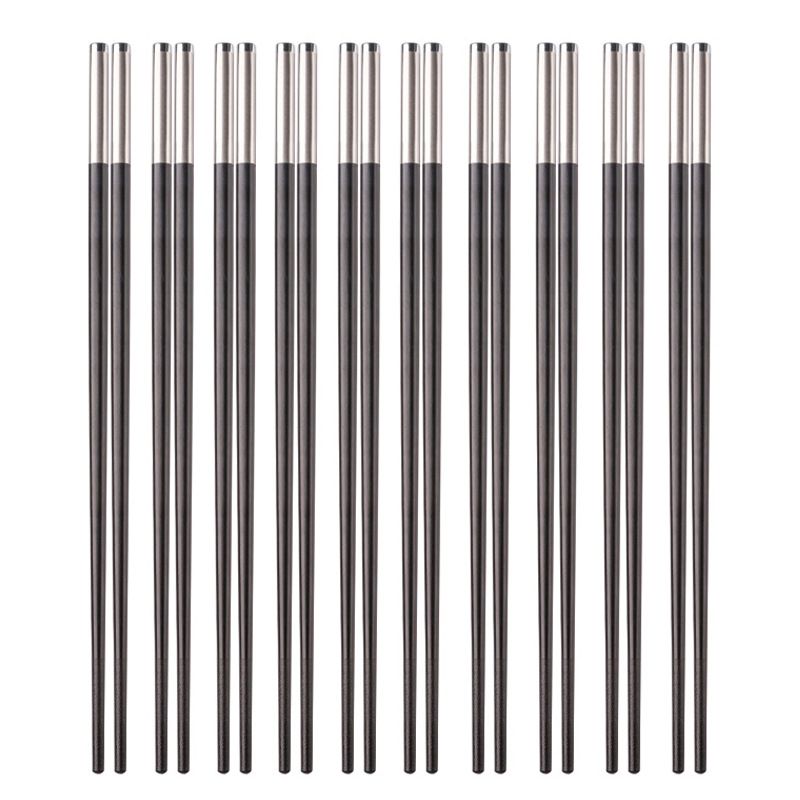 Chuangjian Alloy Chopsticks Laser Logo YB08 Orange view 3