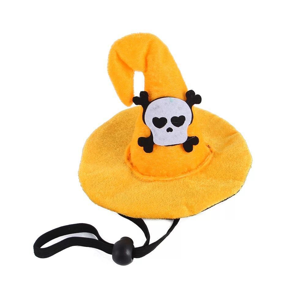 Halloween Dog Cat Hat Scarf Set Beautiful Pet Wool Felt Radish hat All yards view 3