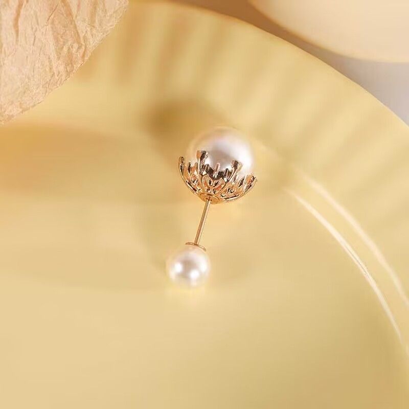 WSD Pearl Waist Pin Flower Brooch Unisex 8-piece waist-closing needle set A view 3