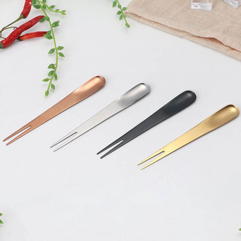 Island Qi Stainless Steel Fruit Fork Cake Knife 410 Serrated Cake Shovel view 3