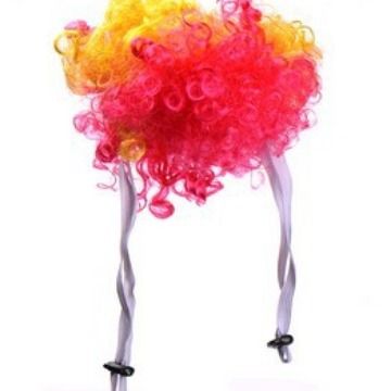 Pet Dog Wig Short Curly Hair Gan's Liangsi NI Red view 4