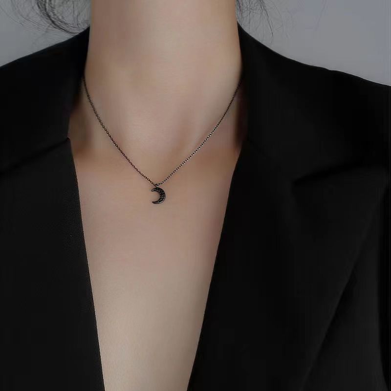 Necklace Women Alloy Bow Water Wave Chain Imitation pearl necklace view 4