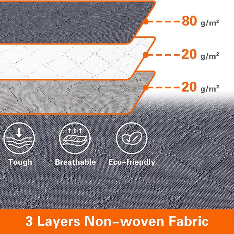 Bed Bottom Storage Bag Non-woven Fabric Sealed Black four portable Bed storage view 5