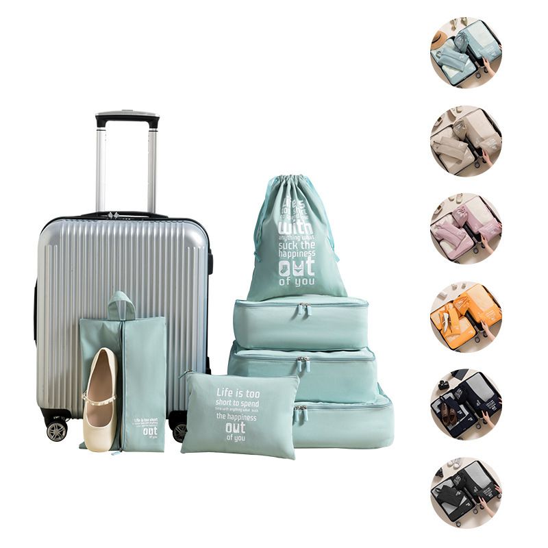 Show set Travel Storage Bag 6 Piece Set Polyester Black view 6