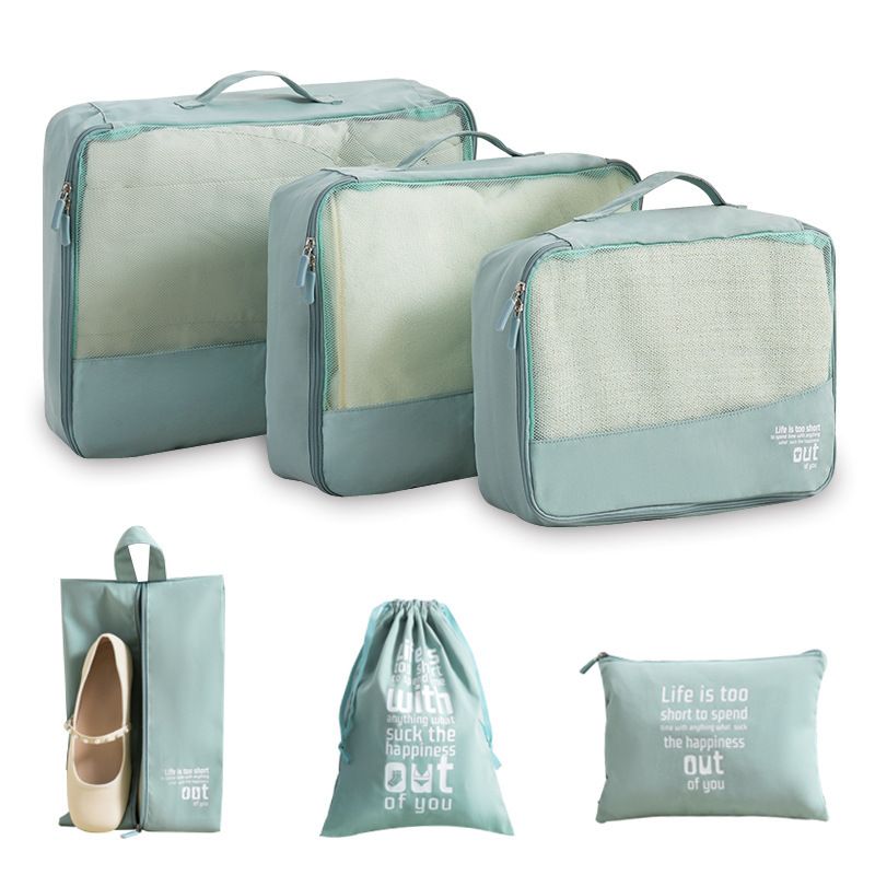 Show set Travel Storage Bag 6 Piece Set Polyester Black view 7