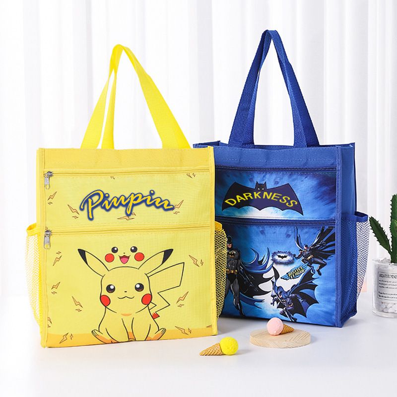 TOOLESIA Canvas Travel Storage Bag A4 Cartoon Cute Cube Princess 4. view 2