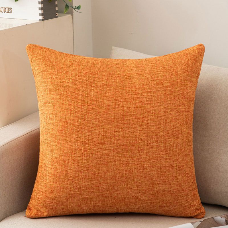 Shengdu Solid Color Polyester Pillow Case 40x40cm csmm creamy-white 40*40cm view 4