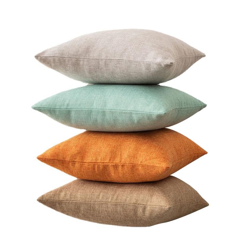 Shengdu Solid Color Polyester Pillow Case 40x40cm csmm light gray 60*60cm with view 5