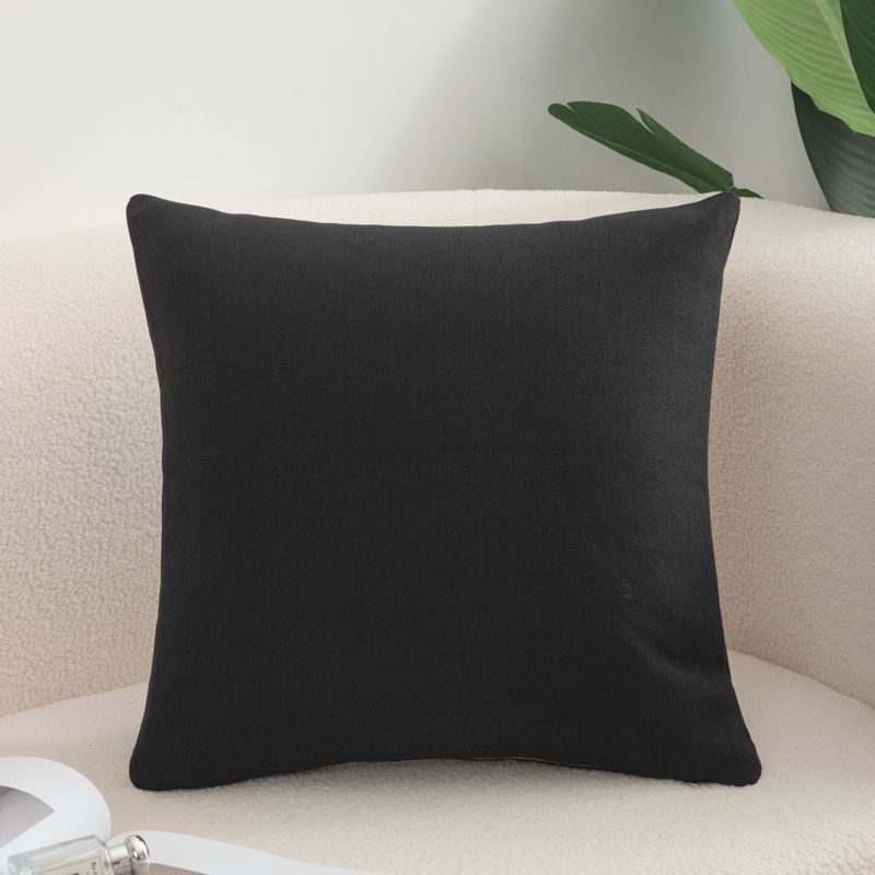 Shengdu Solid Color Polyester Pillow Case 40x40cm csmm black 55*55cm single — image 1
