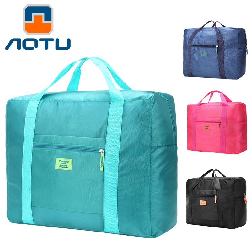 Travel Storage Bag Concave Nylon AT6912 Navy blue view 3