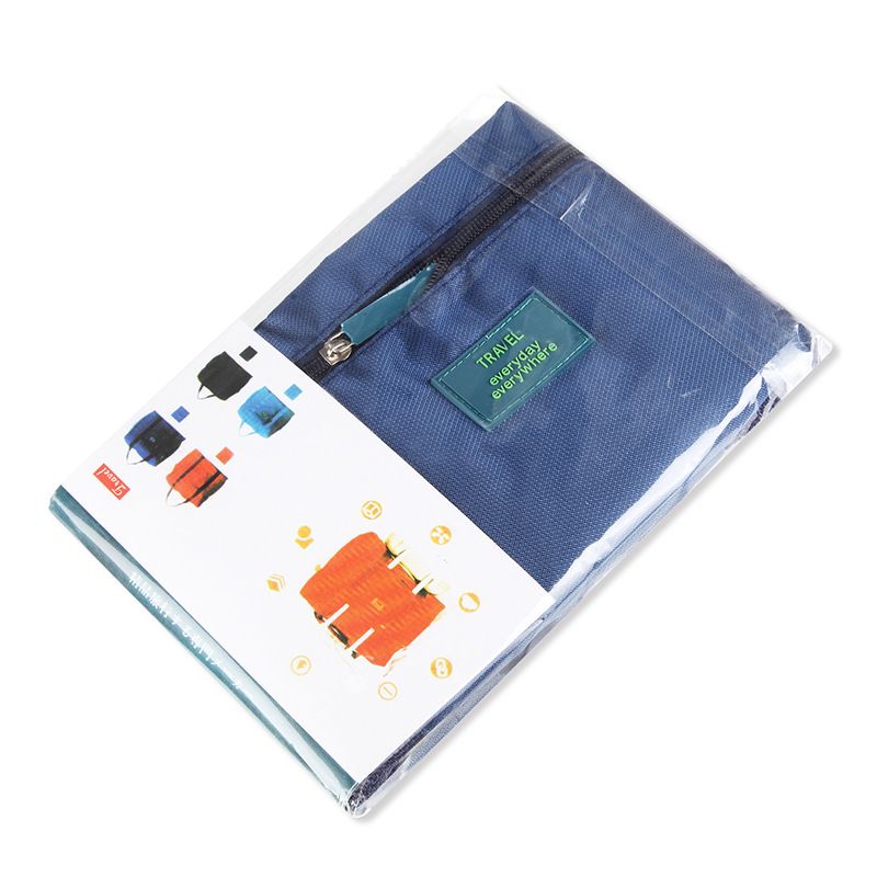 Travel Storage Bag Concave Nylon AT6912 Navy blue view 7