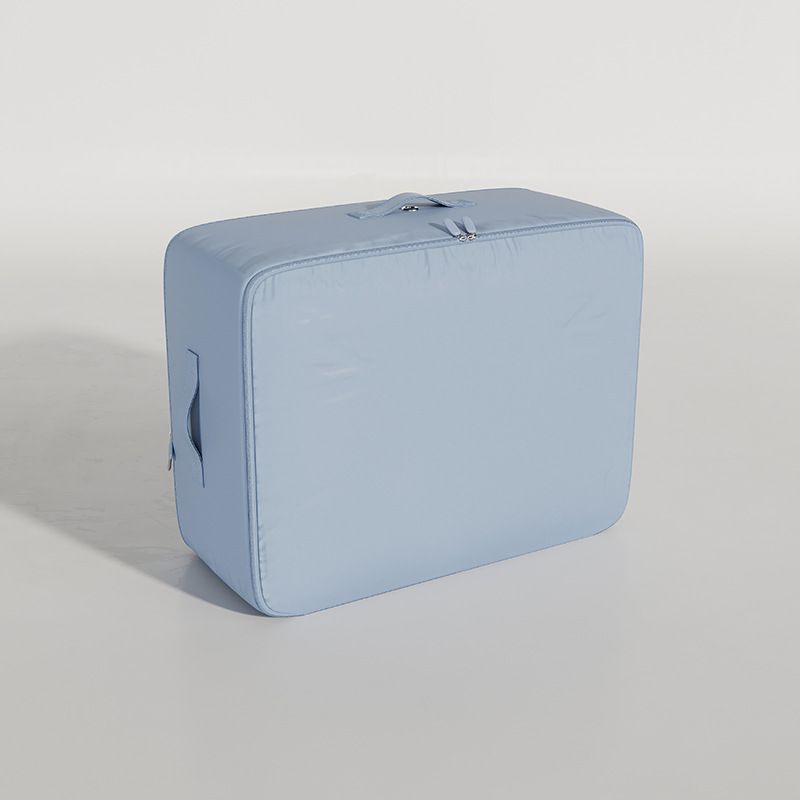 Zuotai Satin Quilt Storage Bag Large Compressible Haze Blue Large 52*56*42cm — image 1