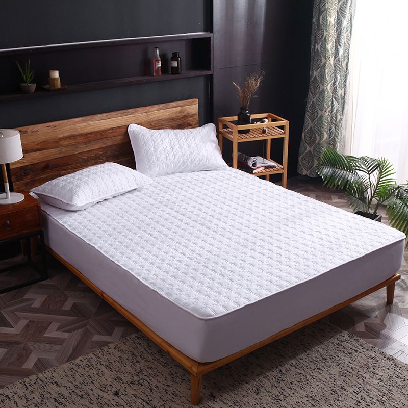 Cotton Mattress Cover 90x200cm Gray Grid Bai Dage 120*200cm standard — image 1