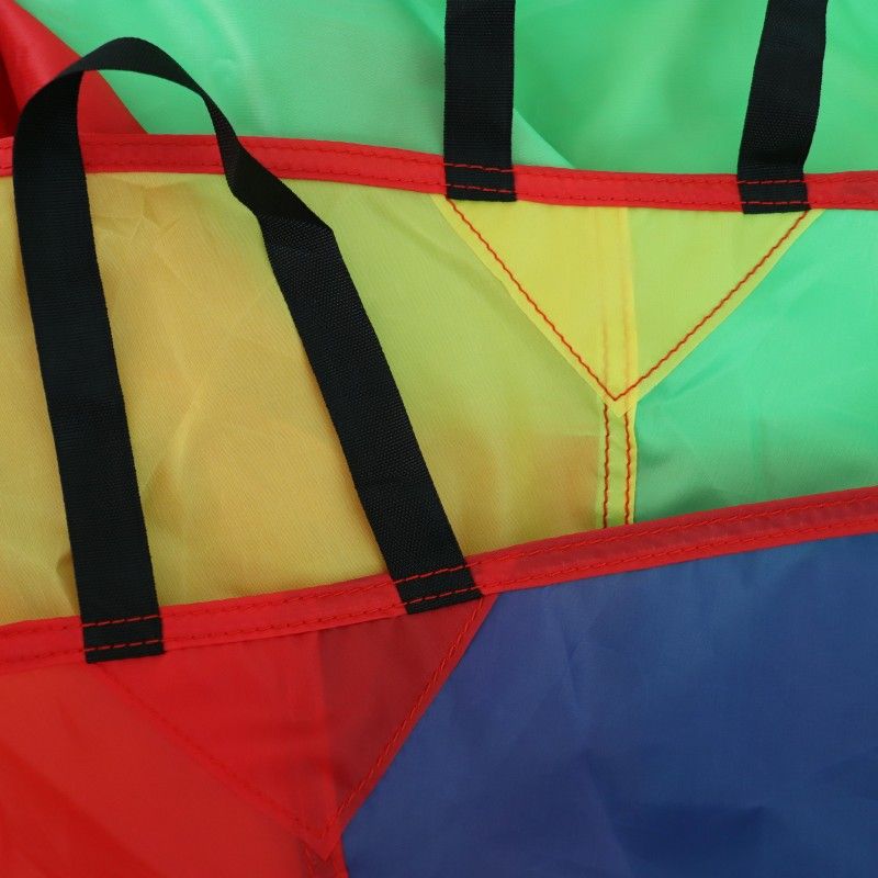 Rainbow Umbrella Cloth Toy 2.6m 8 Panels Rainbow umbrella (3.6 m 8 pieces free view 6