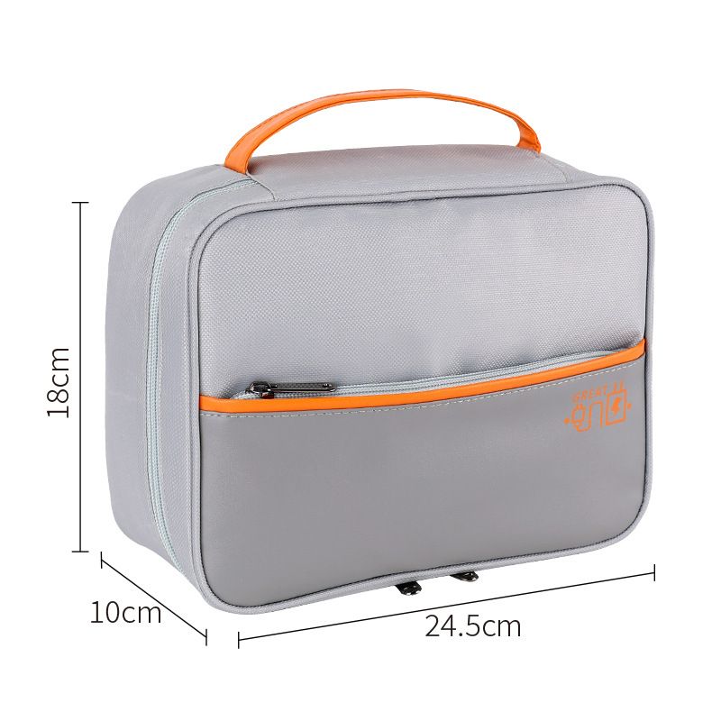 Bei Lian Data Cable Storage Bag Cube Polyester Travel Grey 24.5*18*10cm — image 1