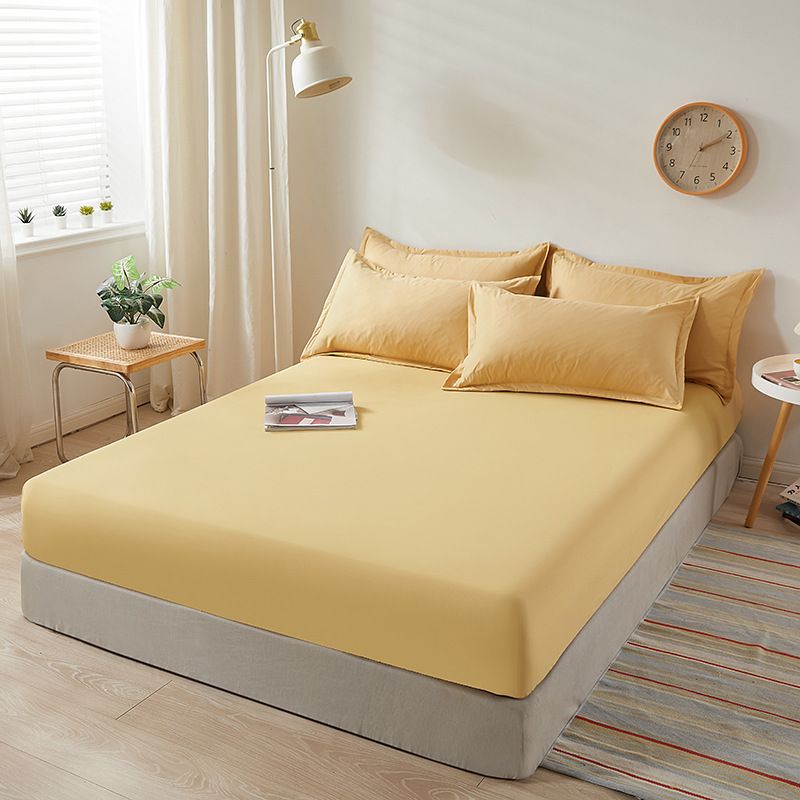 Cotton Mattress Cover Non Slip Bed Sheet White 152*203 Heightening view 3