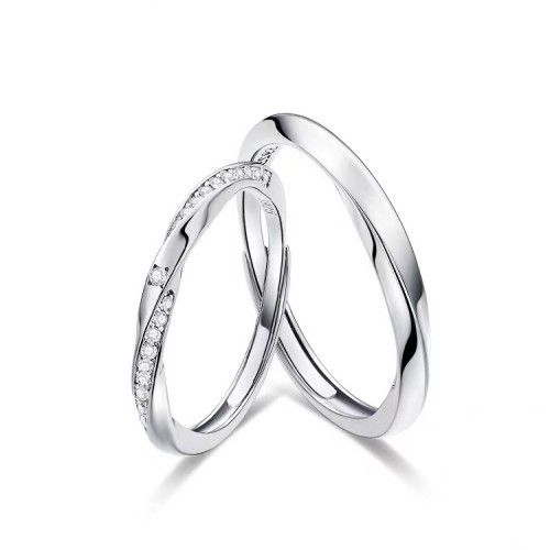 Fang qi Copper Mobius Ring for Couple Infinite Love Men's — image 1