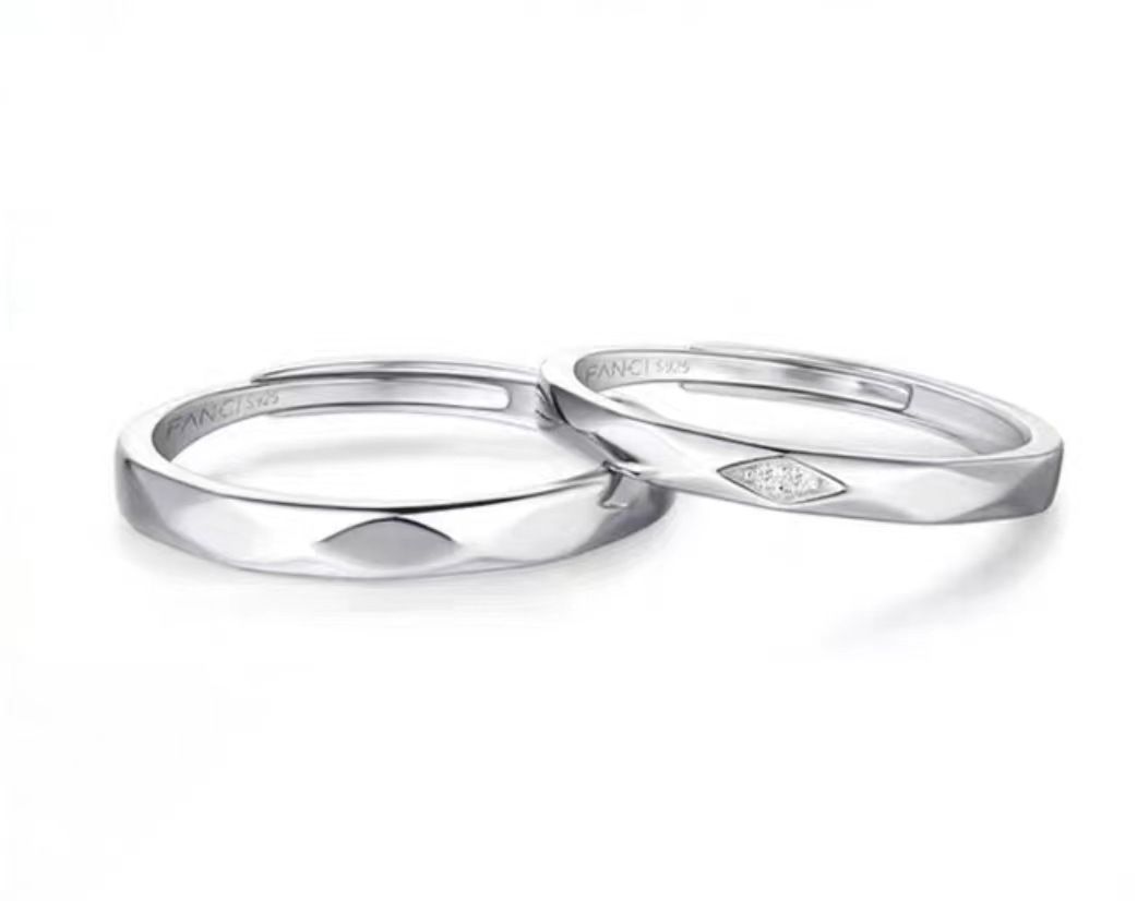 Fang qi Copper Mobius Ring for Couple Love Men's — image 1