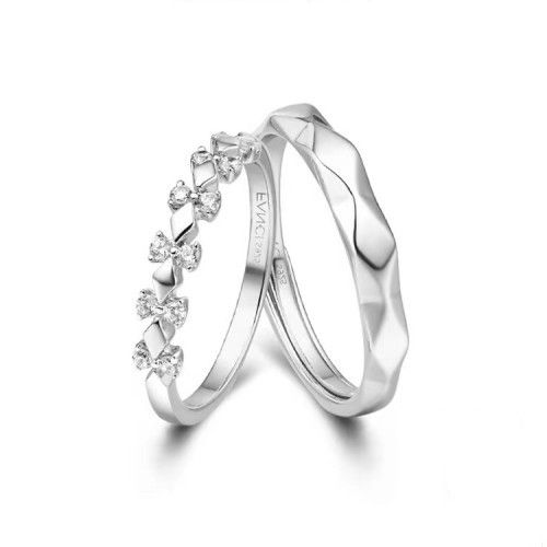 Fang qi Copper Mobius Ring for Couple Twin knot Women's view 5