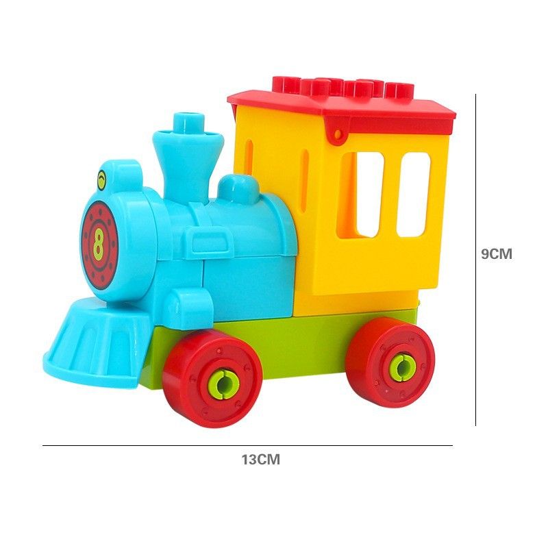 Hongyuan sheng Building Blocks Bus Vehicle Police car view 3