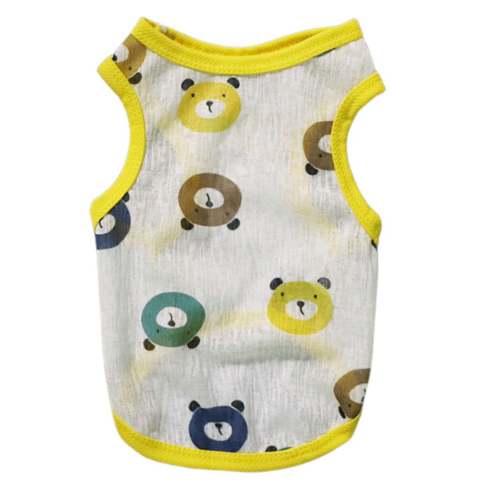 Pet Vest Polyester Summer Dog Cat Clothing Little Bear 3XL — image 1