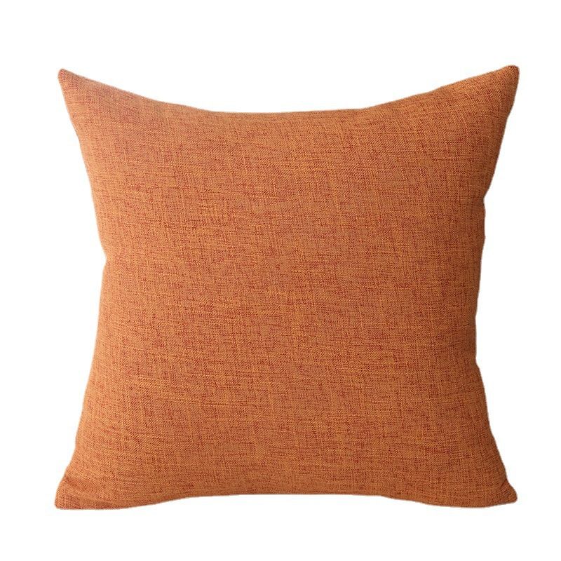 Le Su Cotton Linen Cushion Solid Color with Core 3# creamy-white view 7