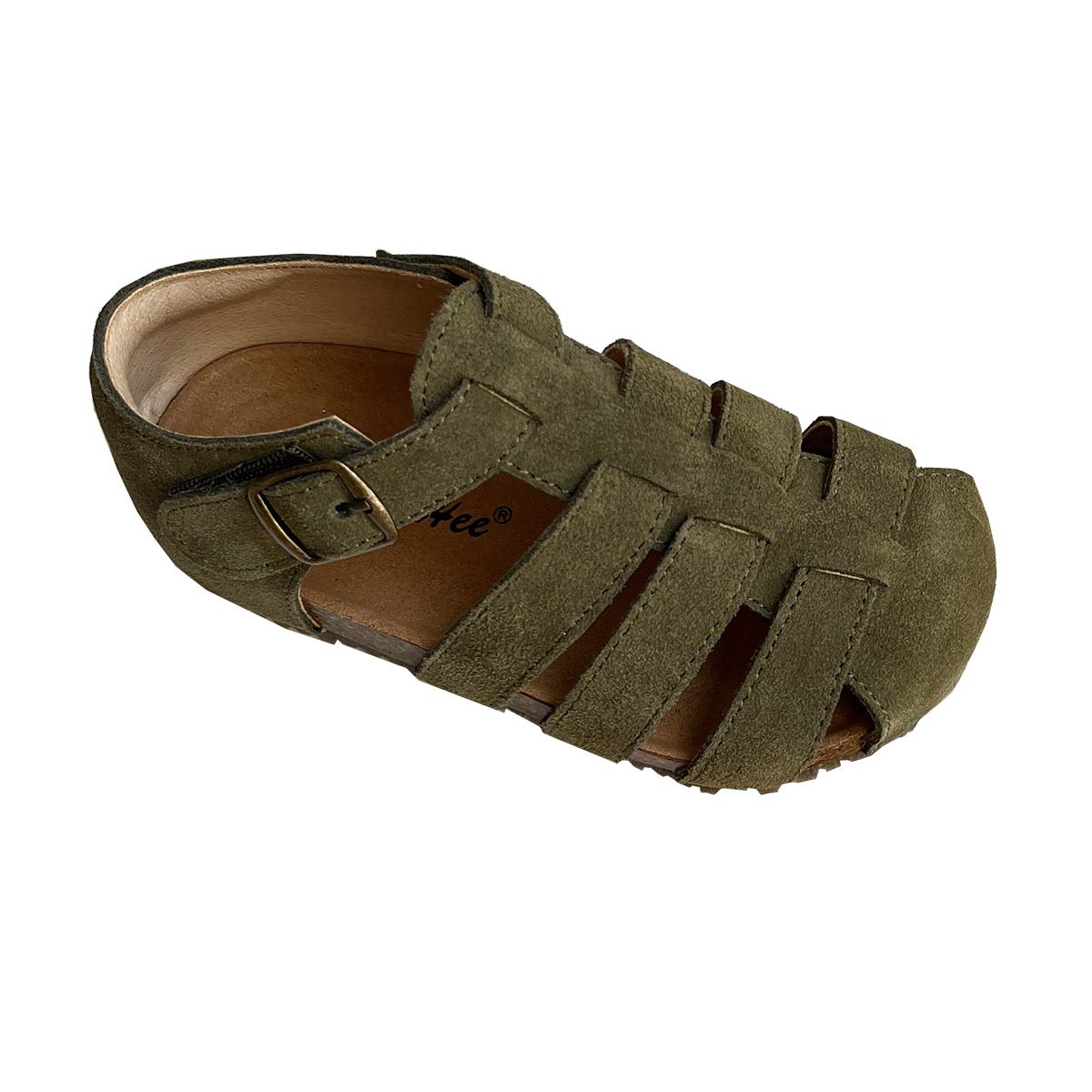 Kwai Kids Leather Shoes Boys Girls apricot gray 32 view 7