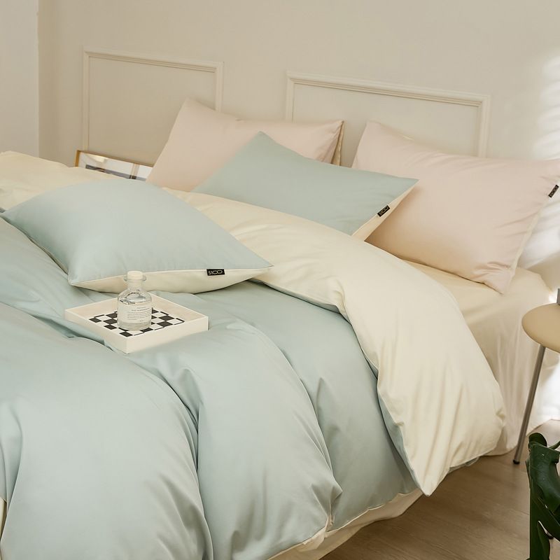 MSY 100 Count Pure Cotton Bedding Set 1.5m sheet four-piece set (quilt cover view 4