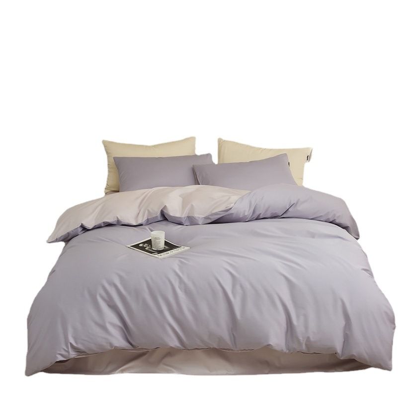 MSY 100 Count Pure Cotton Bedding Set 1.8m sheets set of four (quilt cover view 2